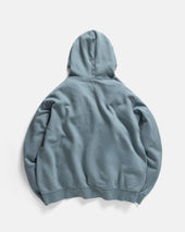 NOVIS HOODED SWEATSHIRT - CITADEL BLUE 19oz. ALL COTTON LOOPBACK TERRY FLEECE