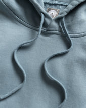 NOVIS HOODED SWEATSHIRT - CITADEL BLUE 19oz. ALL COTTON LOOPBACK TERRY FLEECE