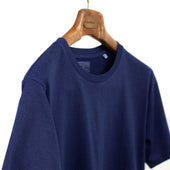 Crewneck T Shirt In Hand Dyed Cotton