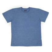 Crewneck T Shirt In Light Washed Hand Dyed Cotton