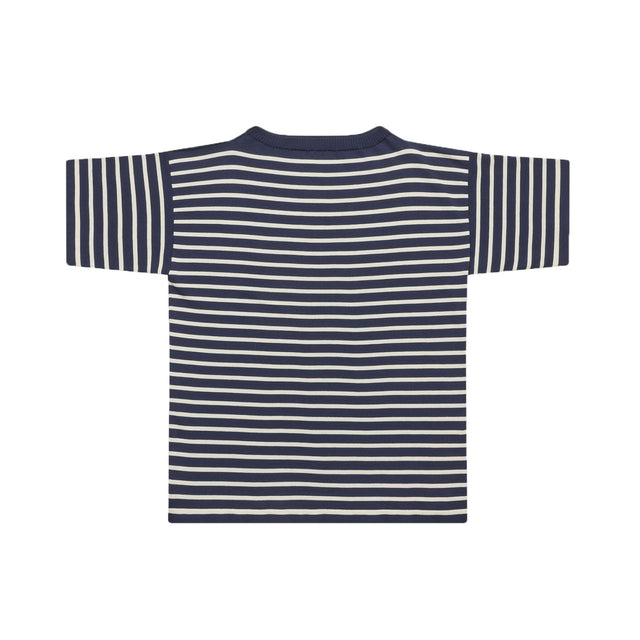 Boatsman Short Royal Blue/Raw Cotton Stripe