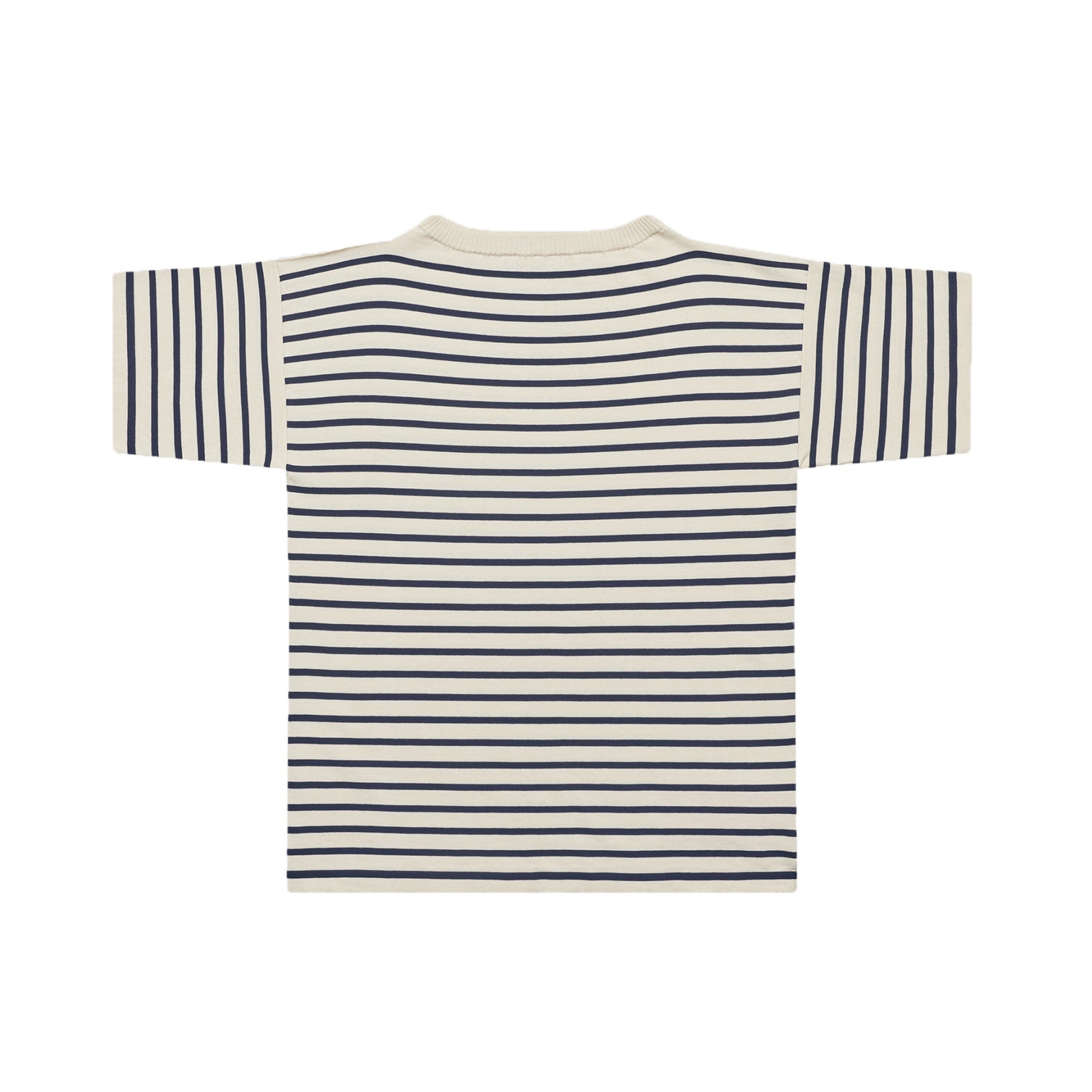 Boatsman Short Raw Cotton Royal Blue Stripe