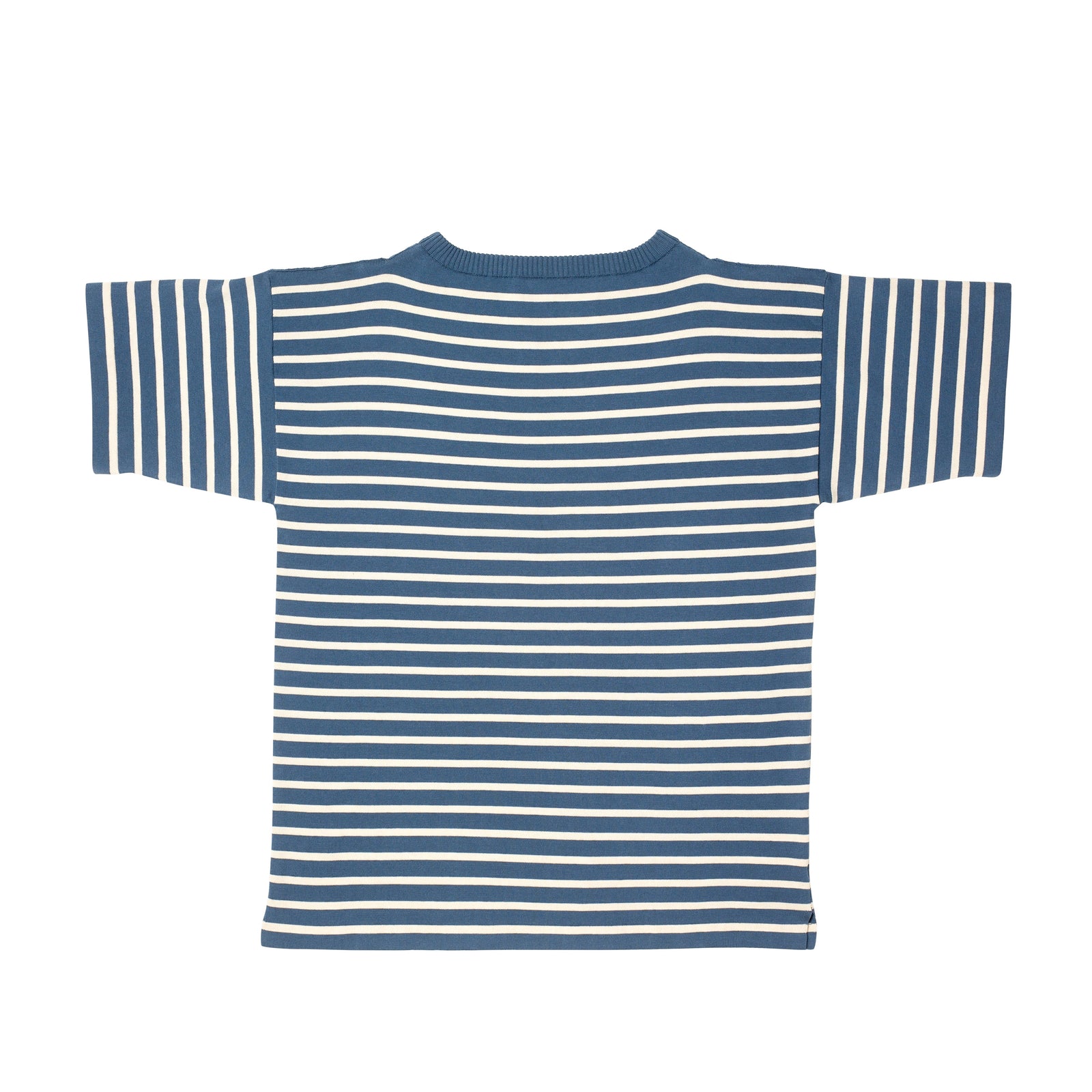 Boatsman Short Petroleum Raw Cotton Stripe