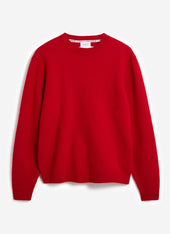 Felted Relaxed Jumper Wool Red