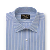 Bold White Chalk Stripe Shirt New