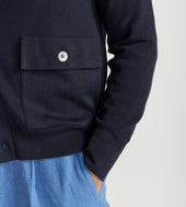 Blouson Col Officier En Laine