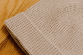 Beige Bonnet 100 Cachemire