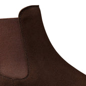 Bonnie Dark Brown Calf Suede