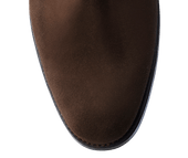 Bonnie Dark Brown Calf Suede