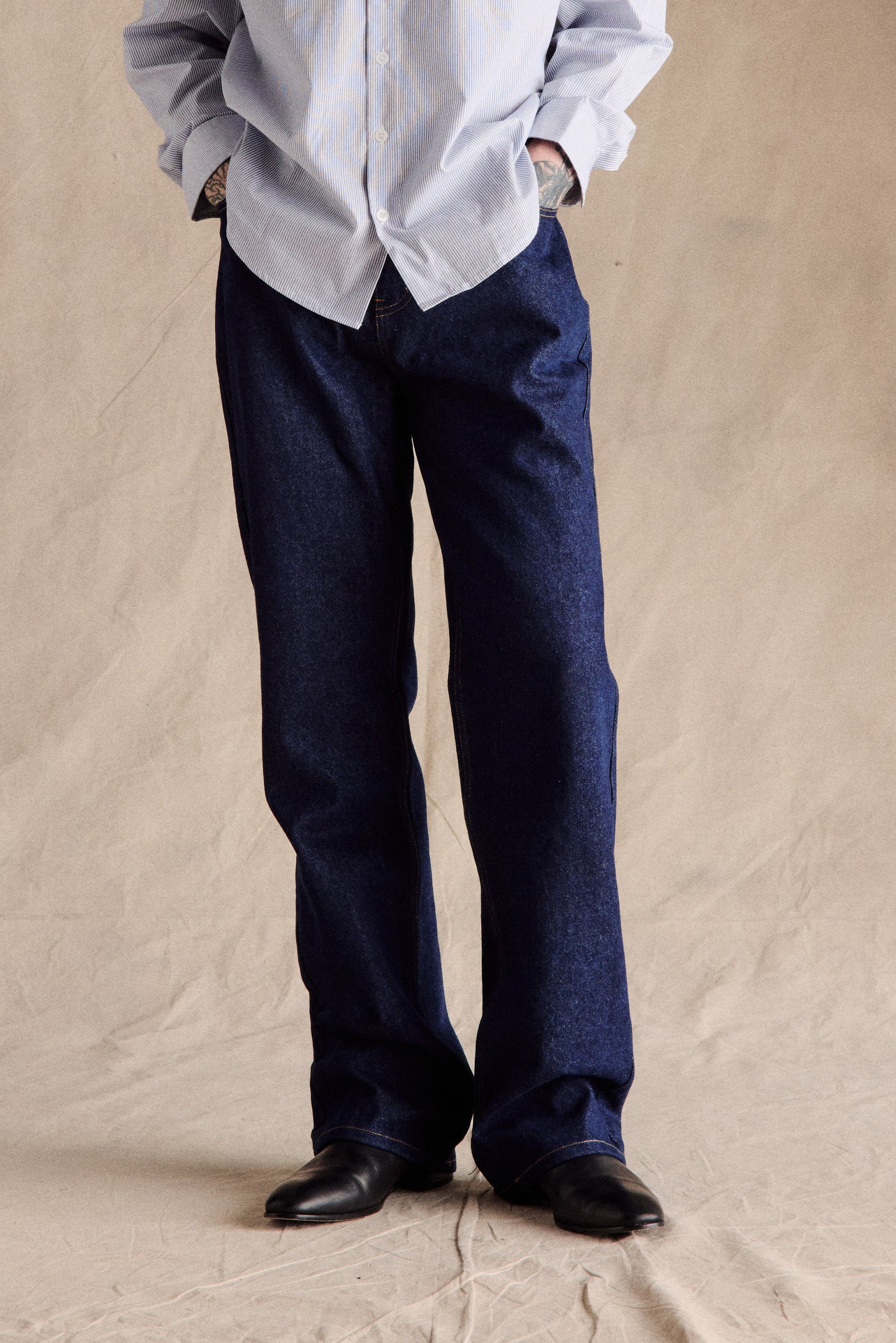 Walker Bootcut Jeans Raw Denim