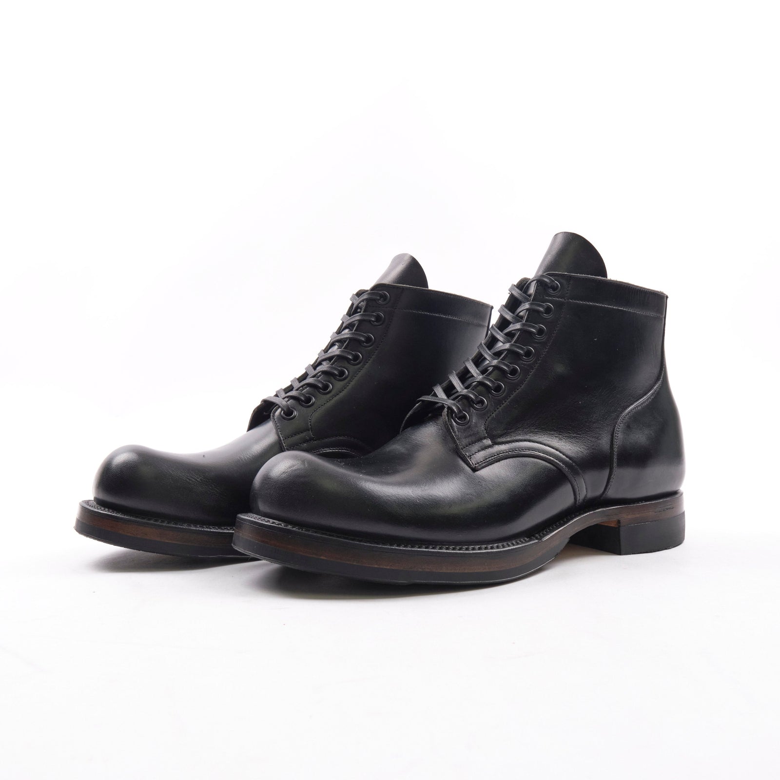 Freenote Cloth X Viberg Service Boot Horween Struck Through Chromexcel