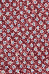 Bordeaux Fancy Silk Tie Made In Italy