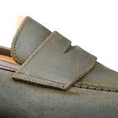 Boston 2 Green Rough Out Suede