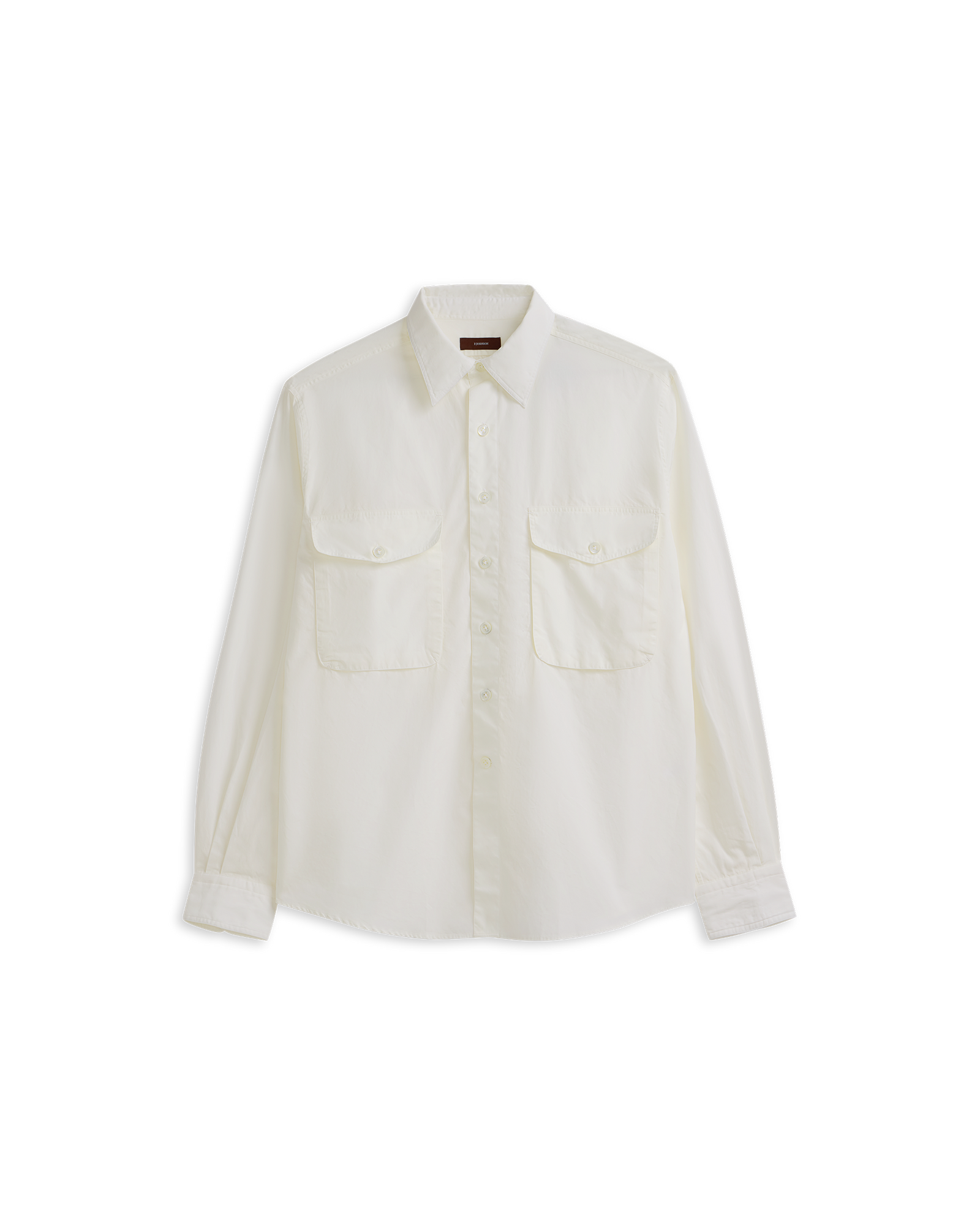 Boyle Shirt Off White Poplin