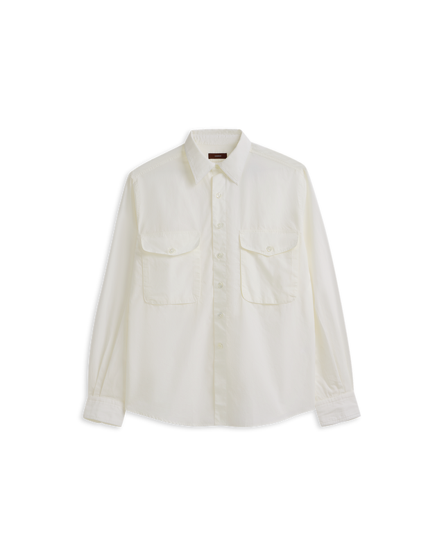 Boyle Shirt Off White Poplin