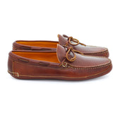 Bradbury Slipper Leather-sole , - British Tan