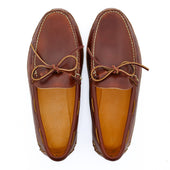 Bradbury Slipper Leather-sole , - British Tan