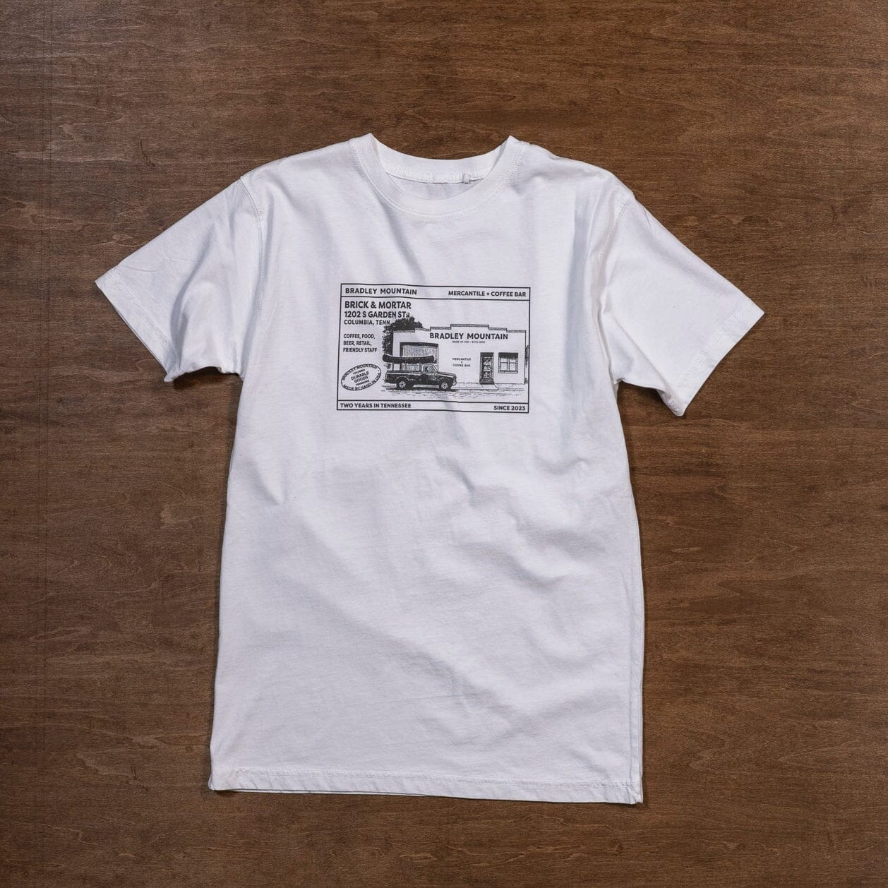 And Mortar Tee White