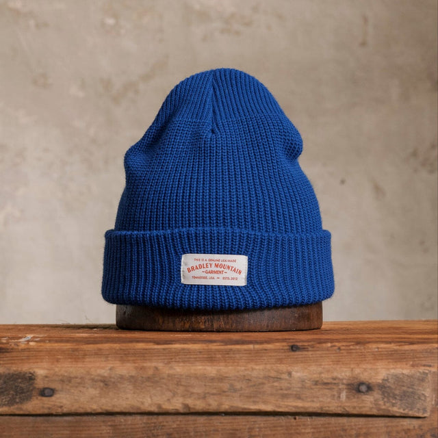 Acrylic Watch Cap - Primary Blue