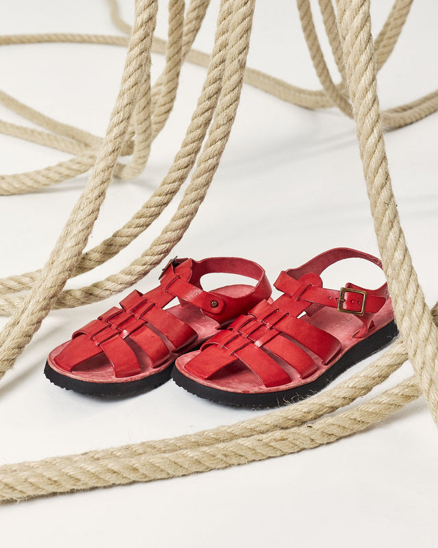 SANDALO OLIMPO ROSSO