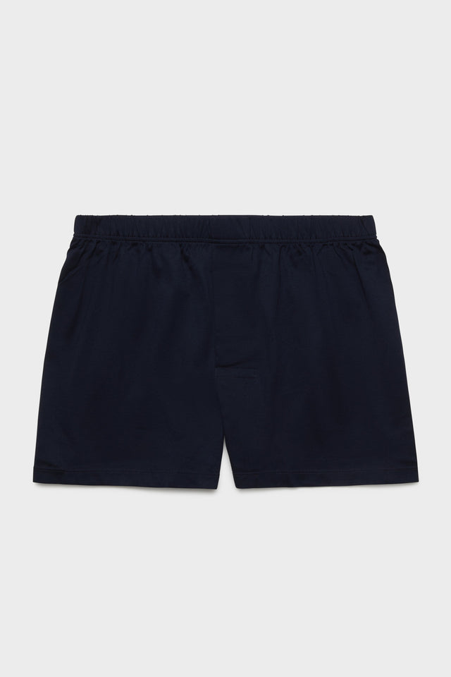 BOXER CLASSICO. 100% COTONE, NAVY.