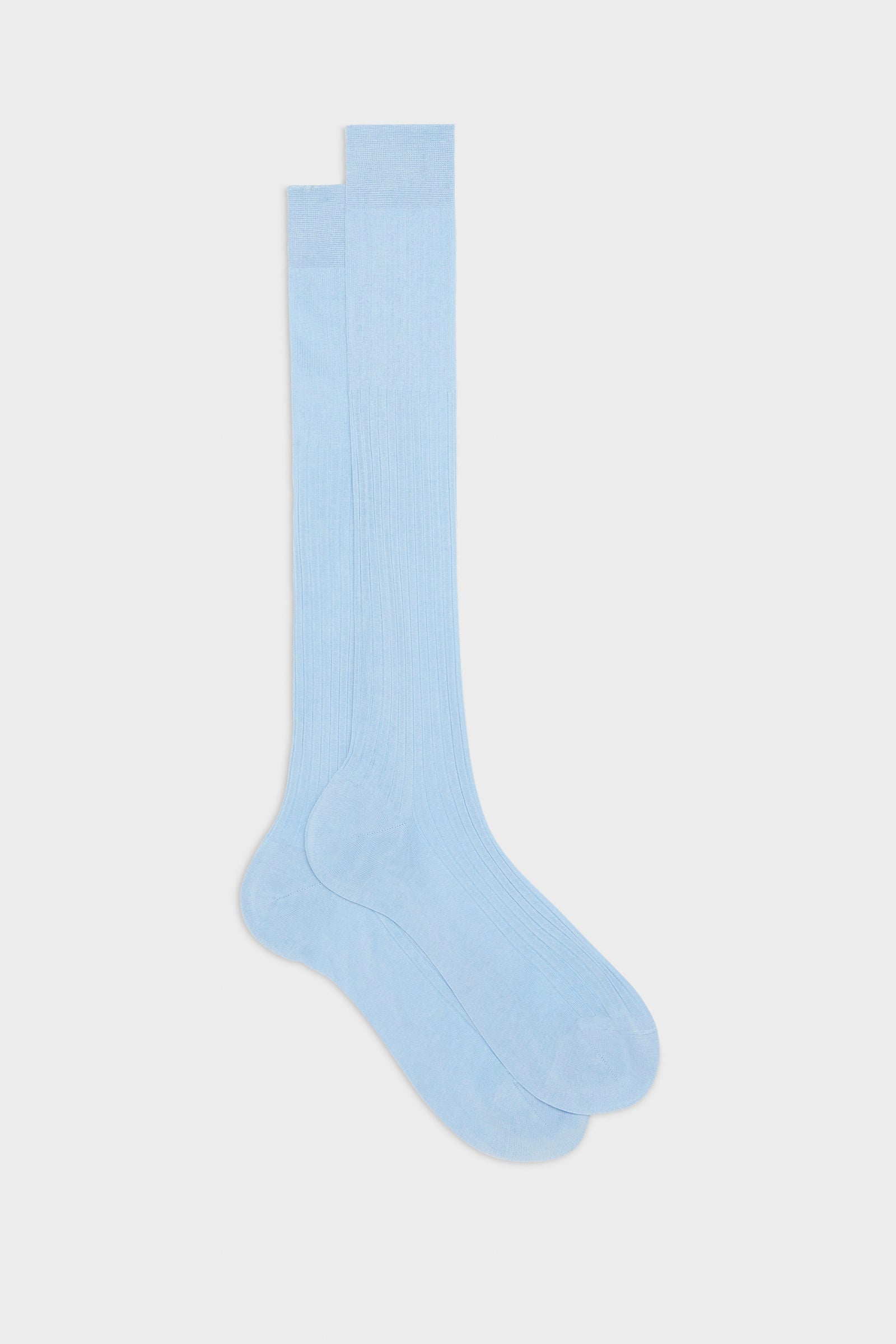 Calza Cesare 100 Cotone Tinta Unita Sea