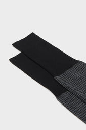 Calza Carlo Pied De Poule 80 Lana 20 Poliammide Grey