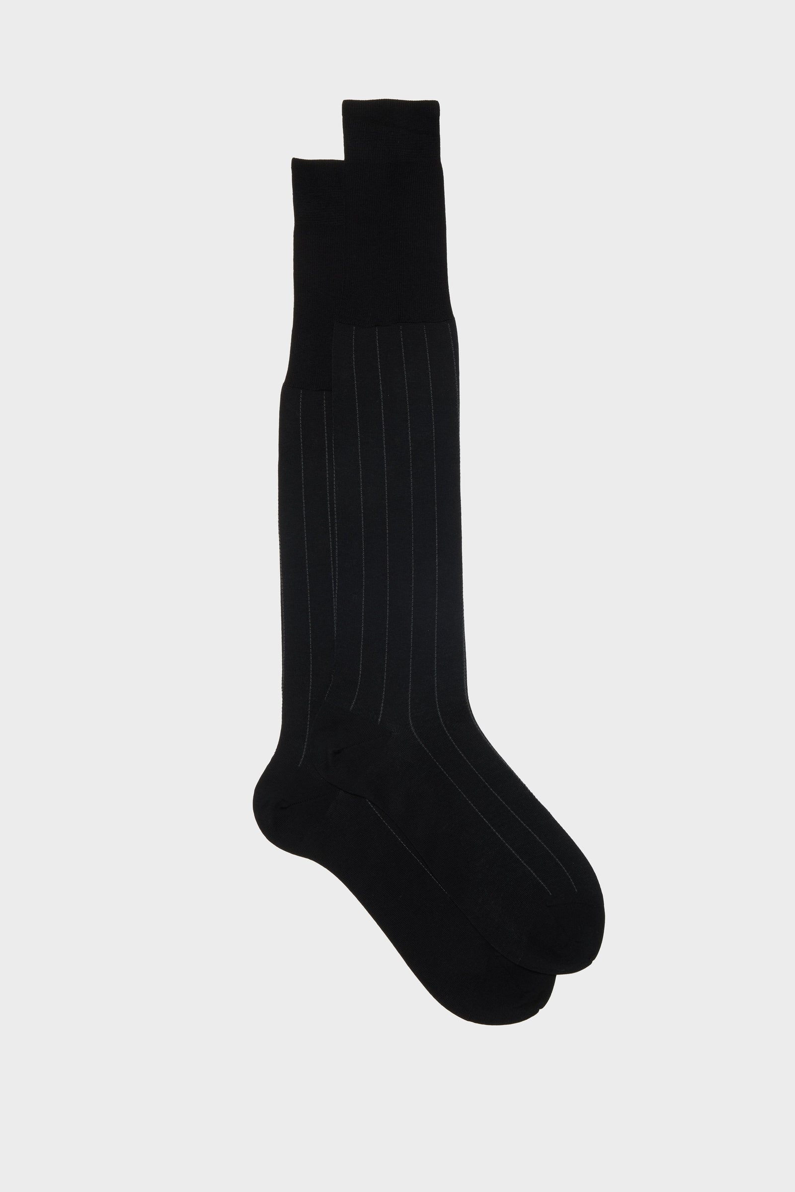 Calza Leone 100 Cotone Gessato