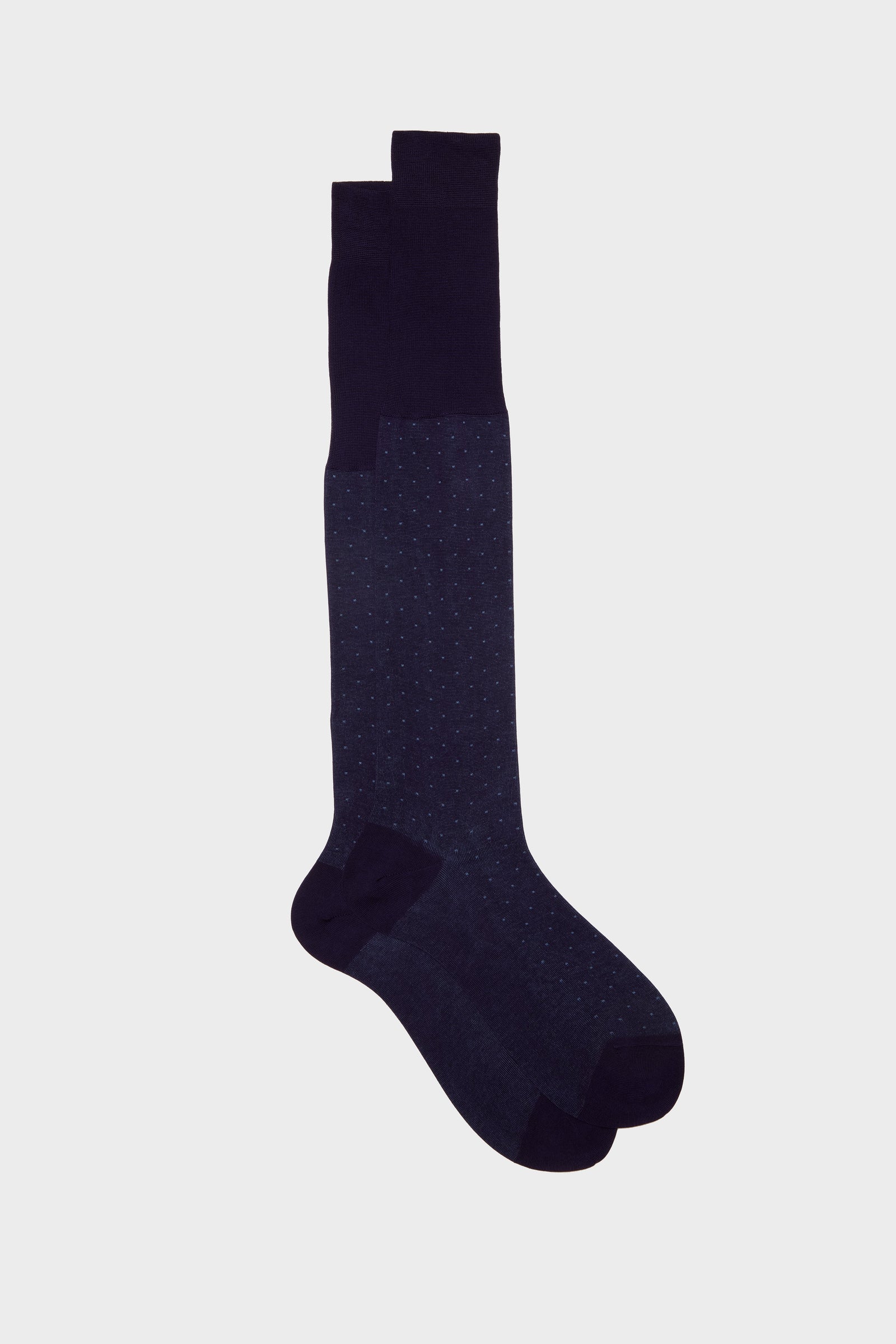 Calza Fabio 100 Cotone Pois Purple Light
