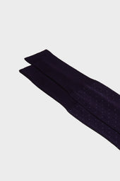 Calza Fabio 100 Cotone Pois Purple Light