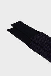 Calza Ferdinando 100 Cotone Blu Amethyst