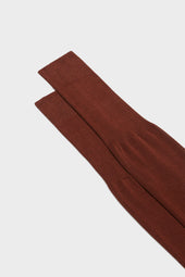 Calza Lorenzo 100 Cotone Tinta Unita Burnt