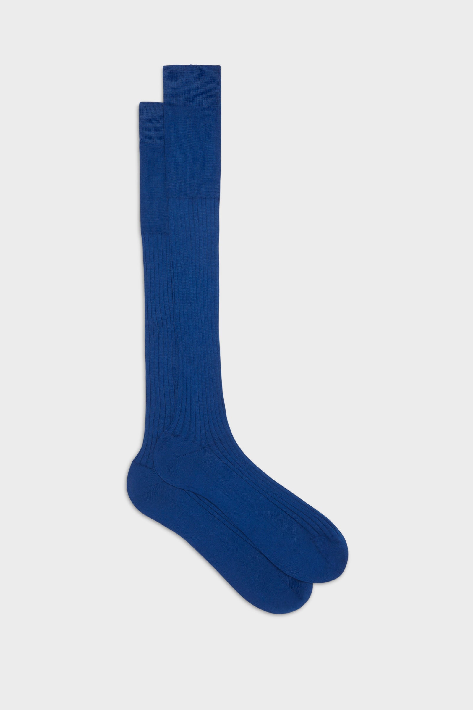 Calza Marcello 100 Cotone Biologico Tinta Unita Electric