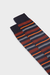 Calza Tito 90 Lana 10 Nylon Rust Orange Grey