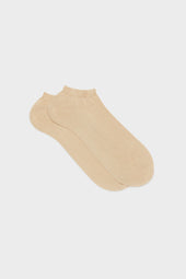 CALZA VITO, PEDULA 100% COTONE, LIGHT BROWN.