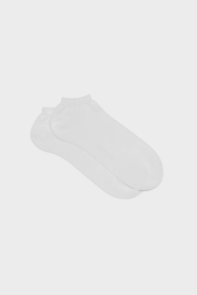 CALZA VITO, PEDULA 100% COTONE, WHITE.