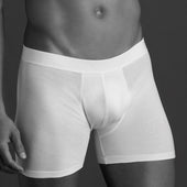 Boxer Bresciani - Blanc - Coton Sea Island