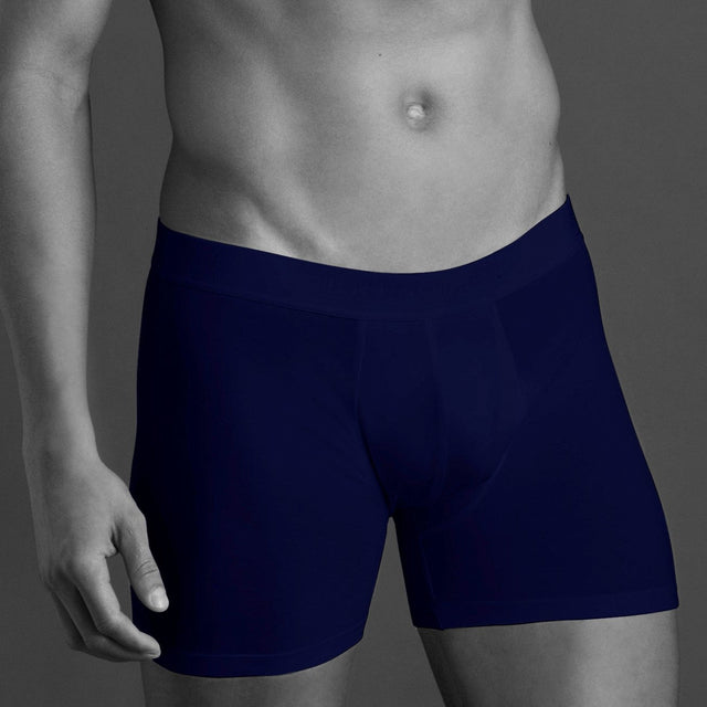 Boxer Bresciani - Bleu - Coton