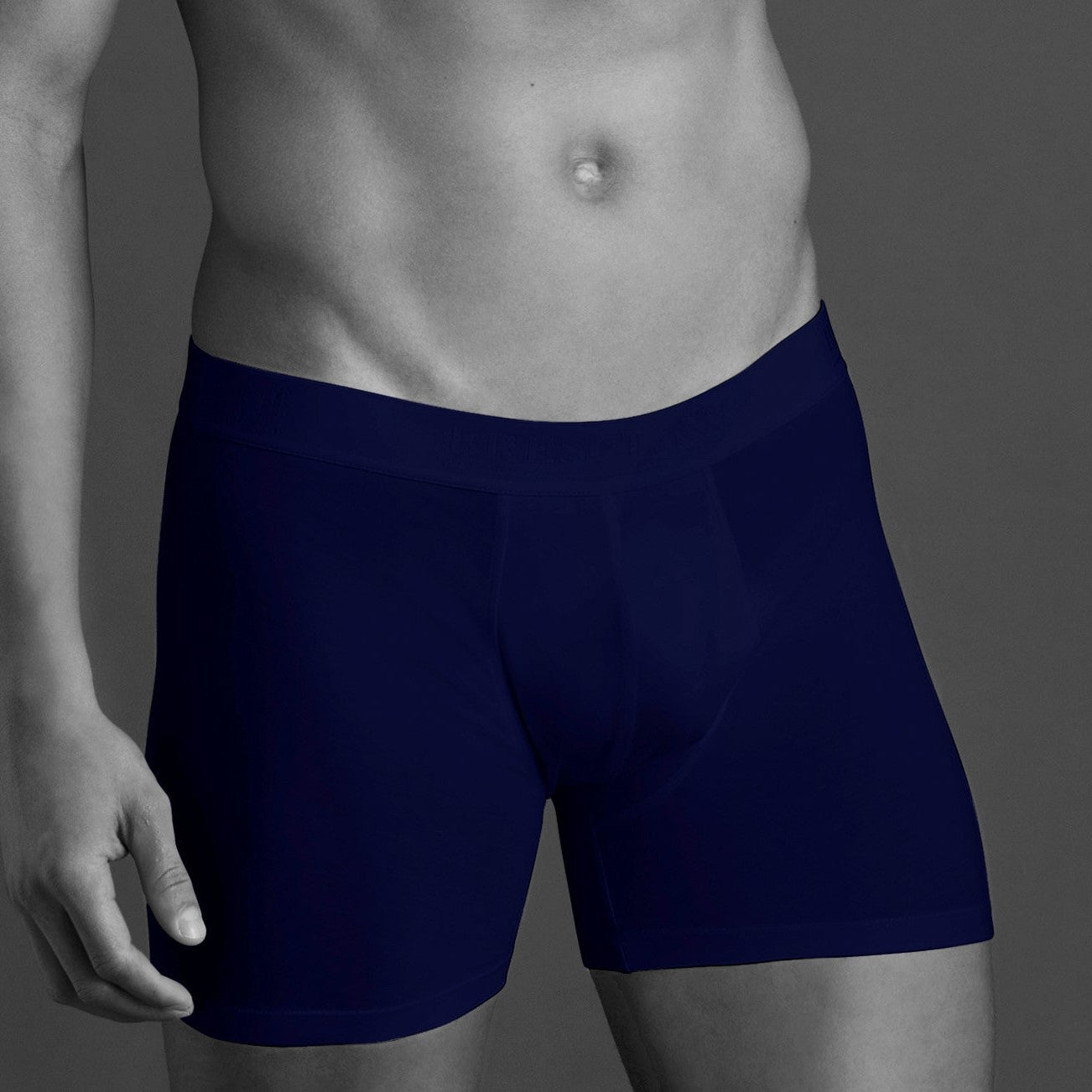 Boxer Bresciani Bleu Coton Sea Island