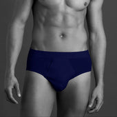 Slip Bresciani Bleu Coton