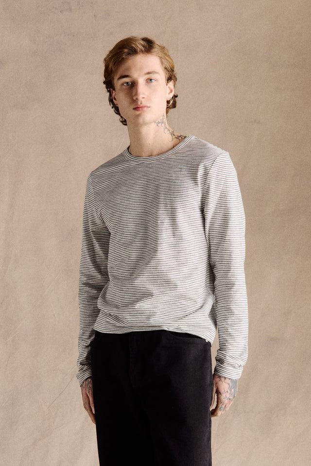 Breton Striped Shirt | Black