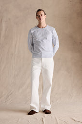 Breton Striped Shirt Dark Blue