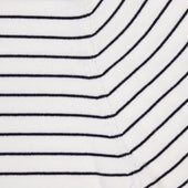 Cashmere Cotton Breton Stripe Sweater In And Navy
