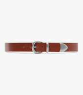Western Bridle Leather Belt