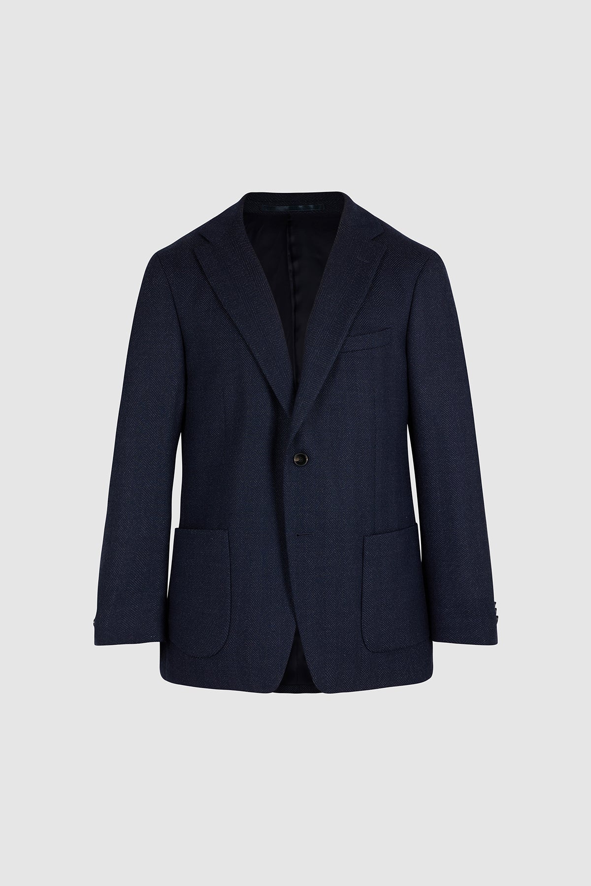 Jacket Blazer Brighton En Laine Vierge Coton Et Soie