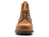 British Tan Grizzly Plain Toe | 8.5D