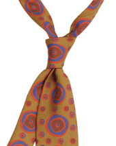 Bronze Erno Print Tie