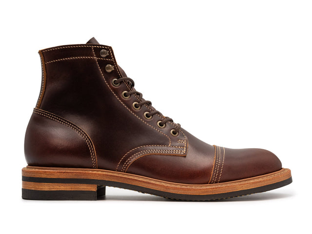 Brown Double Shot | Cap Toe