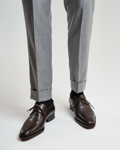 Museum Brown Leather Derby Dress Shoe