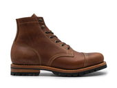 Brown Oiled Smooth Out Cap Toe | 9.5D